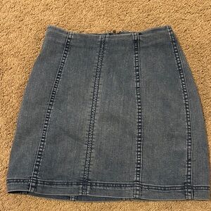 Free people denim Skirt